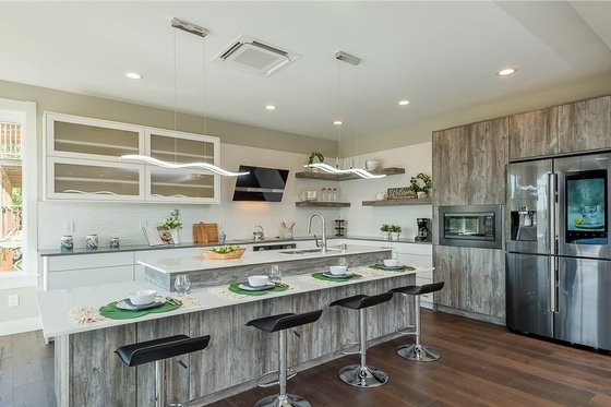 Interior - Kitchen for Modern House Plan #1066-67 - 4 bed, 3.5 bath