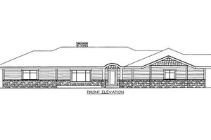 Traditional Exterior - Front Elevation Plan #117-727