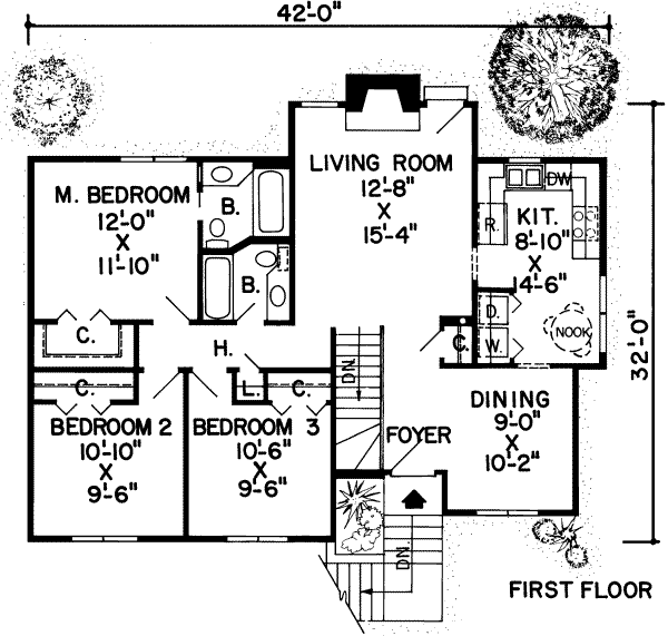 Floor Plan - Main Floor Plan #312-502