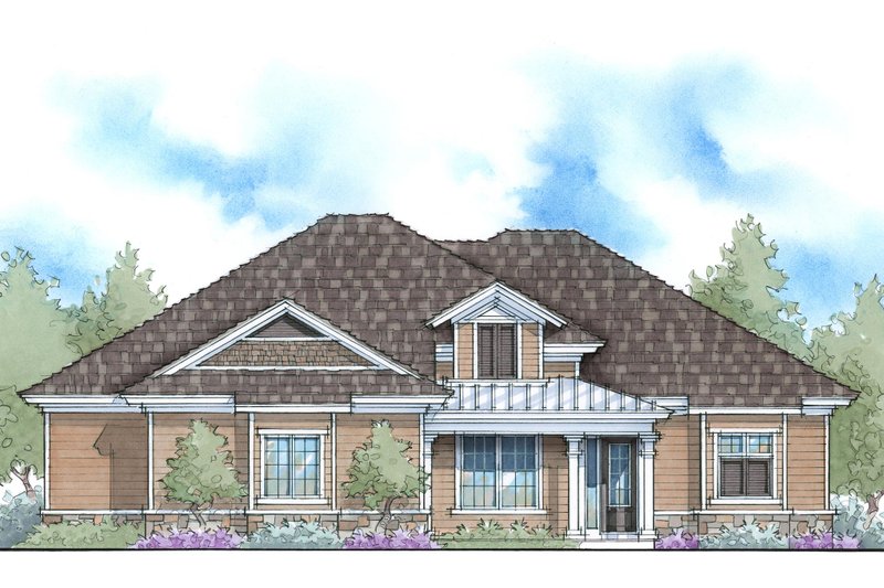 Dream House Plan - Exterior - Front Elevation 3 for Farmhouse House Plan #938-143 - 4 bed, 3 bath