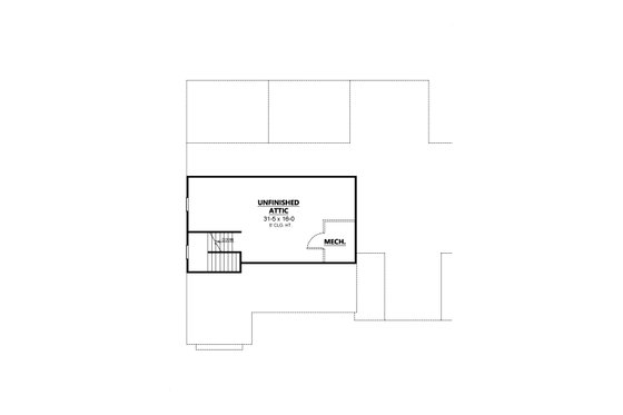 Floor Plan - Other Floor for Farmhouse House Plan #1080-6 - 5 bed, 4.5 bath