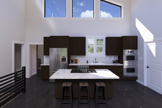 Interior - Family Room for Modern House Plan #1060-365 - 3 bed, 2.5 bath