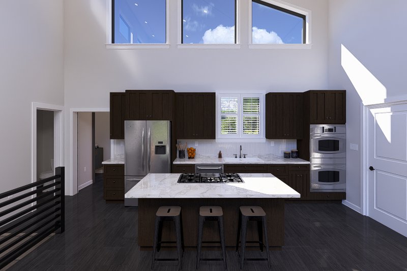 Dream House Plan - Interior - Family Room for Modern House Plan #1060-365 - 3 bed, 2.5 bath