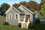 Cottage Style House Plan - 4 Beds 2 Baths 1117 Sq/Ft Plan #79-144 Exterior 