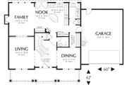 Farmhouse Style House Plan - 4 Beds 2.5 Baths 2500 Sq/Ft Plan #48-105 