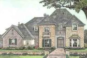 European Style House Plan - 4 Beds 4.5 Baths 4138 Sq/Ft Plan #310-237 