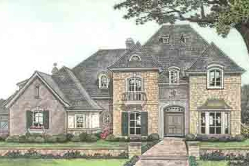 House Plan Design - European Exterior - Front Elevation Plan #310-237