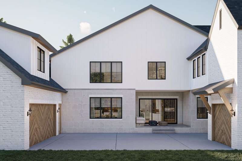 House Blueprint - Exterior - Other Elevation 1 for European House Plan #455-624 - 5 bed, 5.5 bath