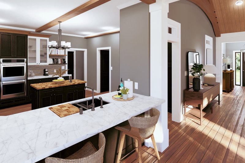Dream House Plan - Interior - Entry 1 for Craftsman House Plan #44-285 - 3 bed, 2.5 bath