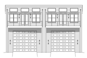 Exterior - Front Elevation 3 for Contemporary House Plan #932-179 - 3 bed, 2 bath