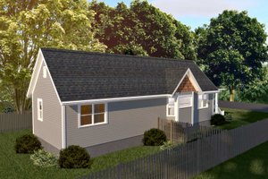 Exterior - Other Elevation for Cottage House Plan #79-104 - 2 bed, 1 bath