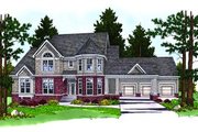 Traditional Style House Plan - 3 Beds 2.5 Baths 3103 Sq/Ft Plan #70-487 