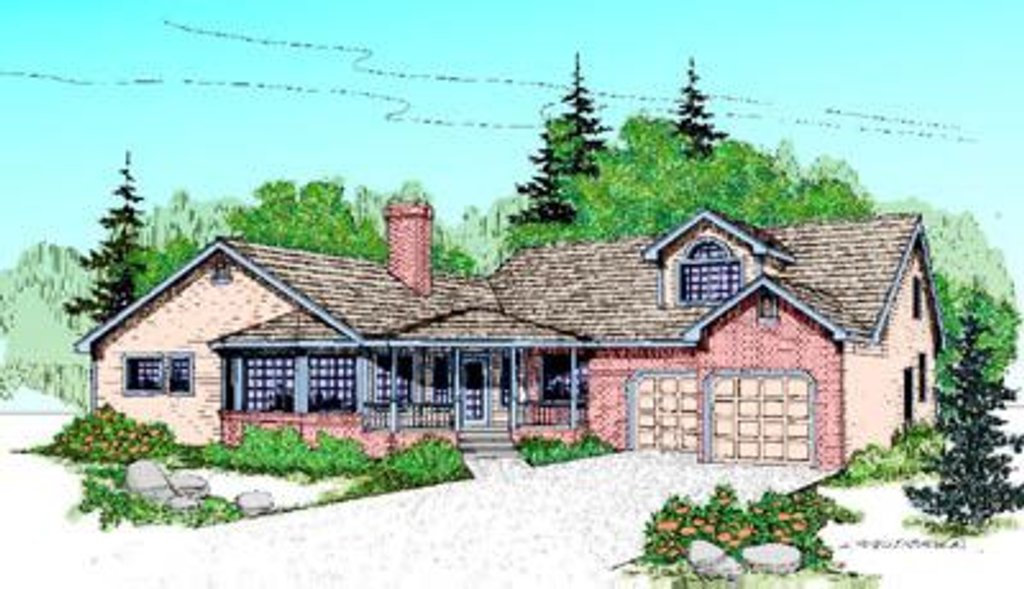 Traditional Style House Plan 4 Beds 2 Baths 2500 Sq Ft 