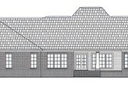 Ranch Style House Plan - 4 Beds 3.5 Baths 2600 Sq/Ft Plan #21-645 Exterior 