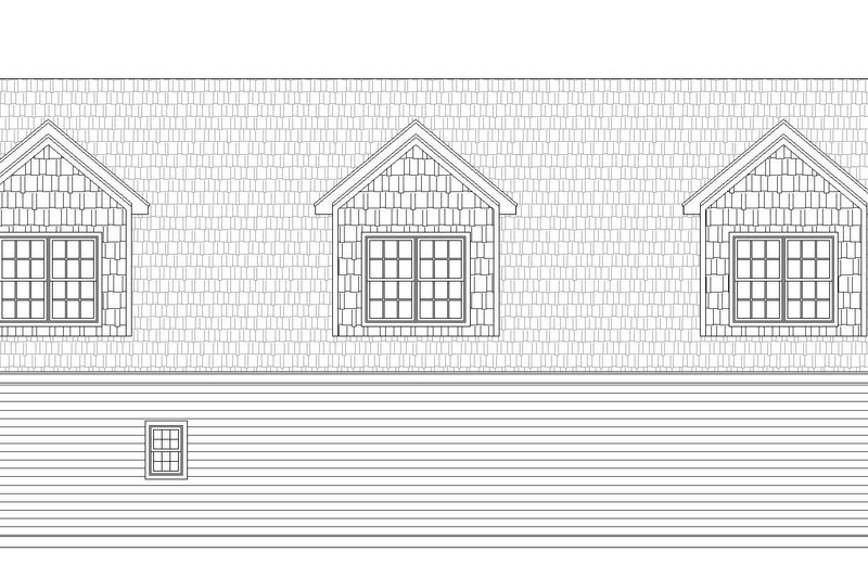 Home Plan - Exterior - Rear Elevation for Country House Plan #932-248 - 1 bed, 1.5 bath