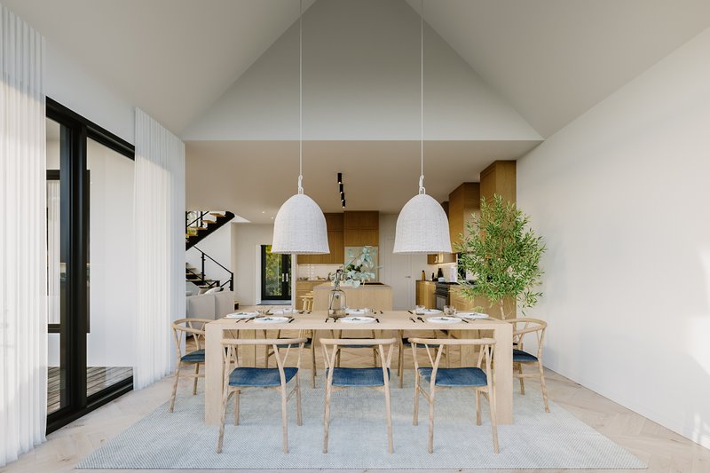 Dream House Plan - Interior - Dining Room 1 for Modern House Plan #23-2799 - 5 bed, 3.5 bath