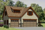 Traditional Style House Plan - 1 Beds 1 Baths 560 Sq/Ft Plan #116-131 