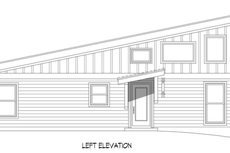 Architectural House Design - Exterior - Other Elevation for Modern House Plan #932-393 - 1 bed, 2 bath