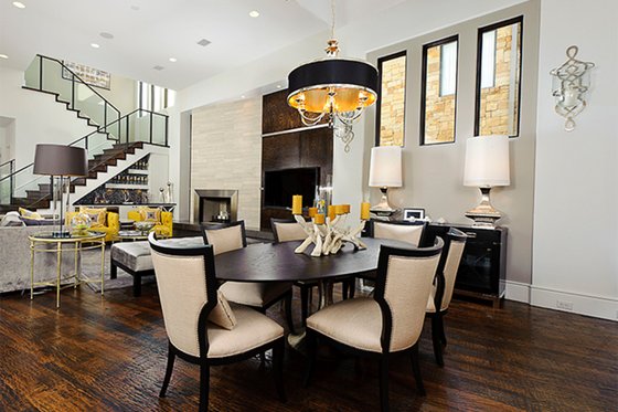 Interior - Dining Room for Contemporary House Plan #935-5 - 4 bed, 4 bath