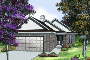 Traditional Exterior - Front Elevation Plan #45-302
