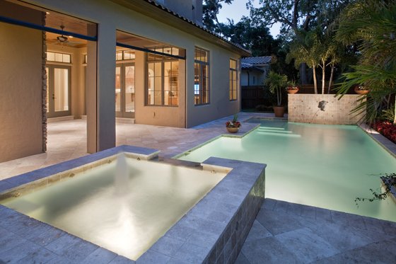 Photo 2 for Mediterranean House Plan #135-166 - 4 bed, 3.5 bath