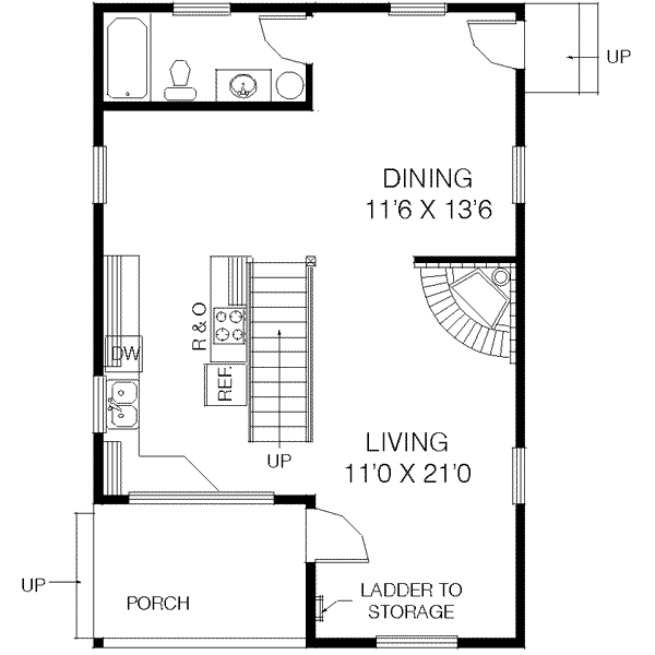 Floor Plan - Main Floor Plan #60-356