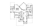 European Style House Plan - 5 Beds 4 Baths 4688 Sq/Ft Plan #411-706 