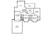 European Style House Plan - 3 Beds 2.5 Baths 3923 Sq/Ft Plan #417-415 