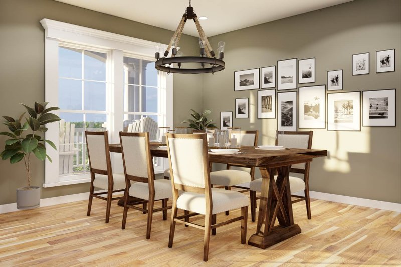 Dream House Plan - Interior - Dining Room for Country House Plan #17-3444 - 4 bed, 3 bath