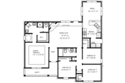 Mediterranean Style House Plan - 4 Beds 2 Baths 1571 Sq/Ft Plan #69-137 