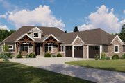 Craftsman Style House Plan - 2 Beds 2.5 Baths 2404 Sq/Ft Plan #1064-68 