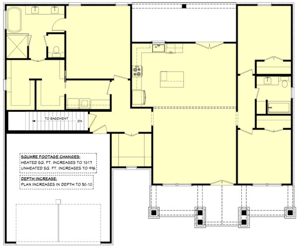 House Blueprint - Farmhouse Floor Plan - Other Floor Plan #430-353