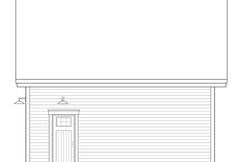Home Plan - Exterior - Rear Elevation for Farmhouse House Plan #23-2849, 0 bath