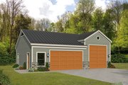 Traditional Style House Plan - 0 Beds 0 Baths 1261 Sq/Ft Plan #932-519 
