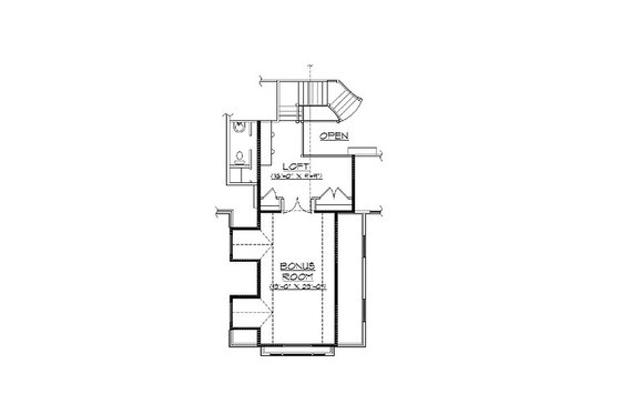 Floor Plan - Other Floor for Country House Plan #5-416 - 4 bed, 4.5 bath