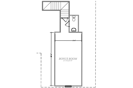 Floor Plan - Other Floor for Traditional House Plan #63-115 - 4 bed, 2 bath