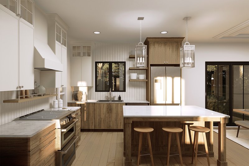Home Plan - Interior - Kitchen 1 for Farmhouse House Plan #23-2392 - 4 bed, 2.5 bath