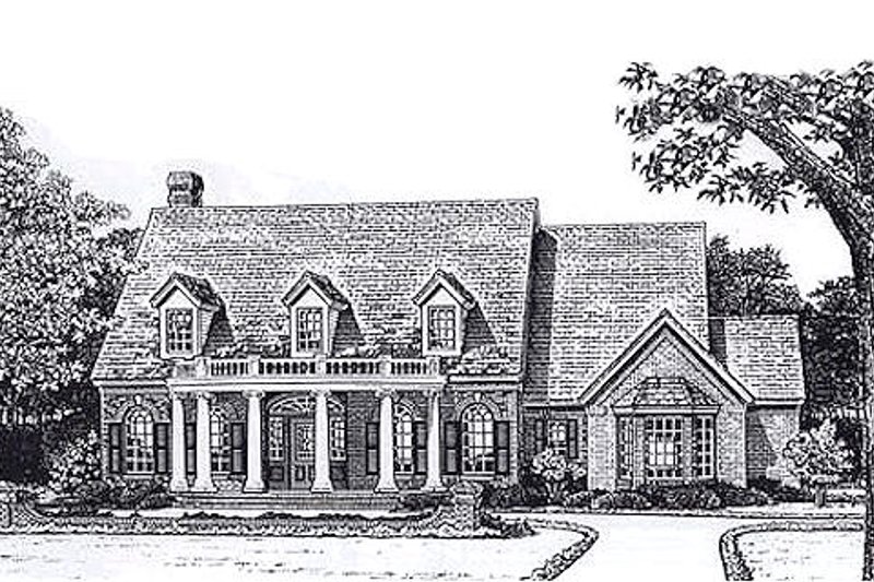 Country Style House Plan - 3 Beds 2.5 Baths 2915 Sq/Ft Plan #310-894
