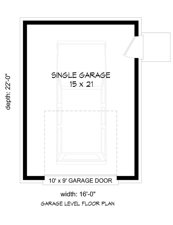 Colonial Floor Plan - Main Floor Plan #932-1161