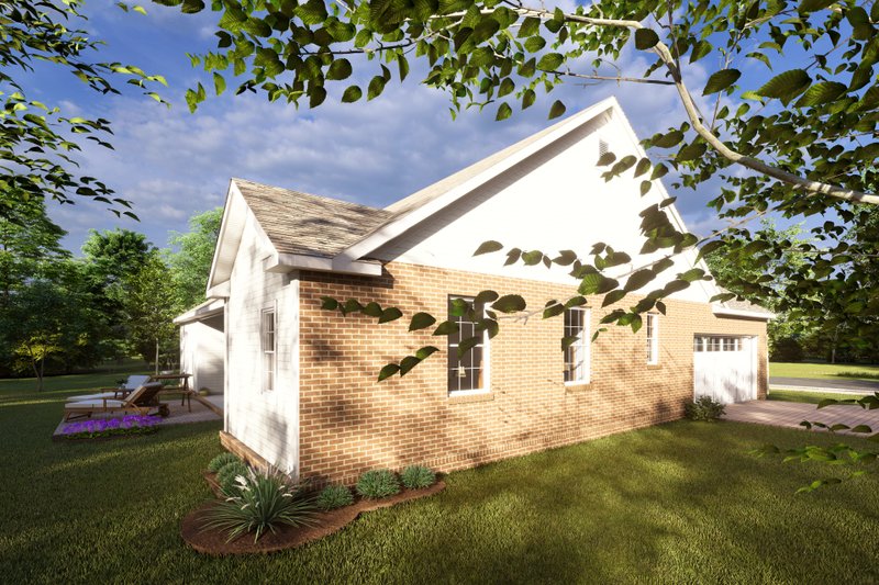 Architectural House Design - Exterior - Other Elevation 1 for Traditional House Plan #20-372 - 4 bed, 2 bath