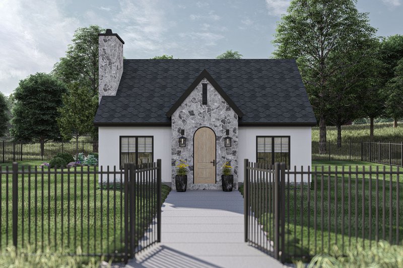 Dream House Plan - Modern Exterior - Front Elevation Plan #455-474