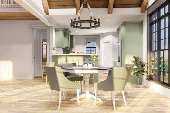 Interior - Kitchen for Traditional House Plan #17-2881 - 4 bed, 3 bath