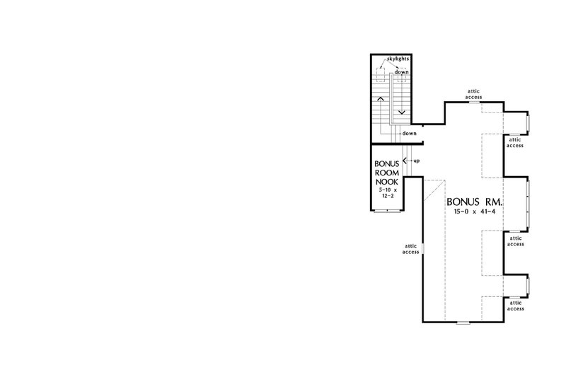 Dream House Plan - Optional Bonus Level