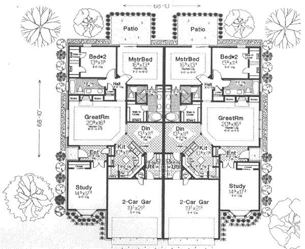 Traditional Floor Plan - Main Floor Plan #310-463