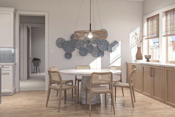 Interior - Dining Room for Beach House Plan #455-378 - 4 bed, 3.5 bath