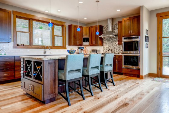 Interior - Kitchen 1 for Modern House Plan #1042-20 - 4 bed, 4.5 bath