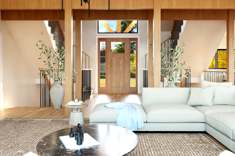Architectural House Design - Interior - Entry 1 for Craftsman House Plan #1064-346 - 3 bed, 3.5 bath