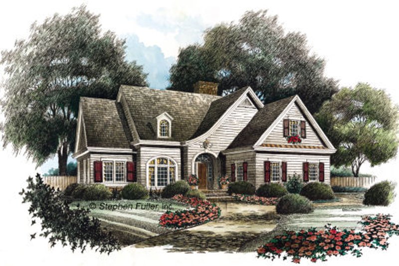 Dream House Plan - Traditional Exterior - Front Elevation Plan #429-27