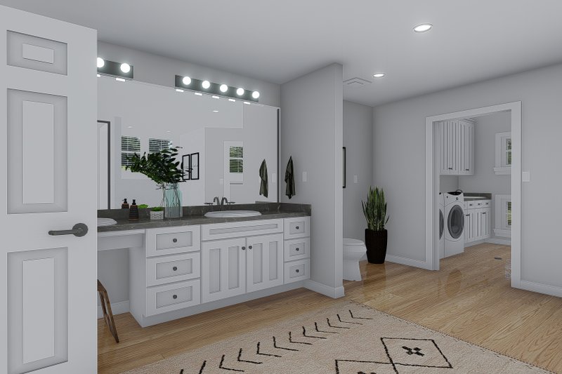 Home Plan - Interior - Master Bathroom for Craftsman House Plan #1060-53 - 3 bed, 2.5 bath