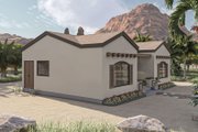 Adobe / Southwestern Style House Plan - 1 Beds 1 Baths 834 Sq/Ft Plan #455-449 